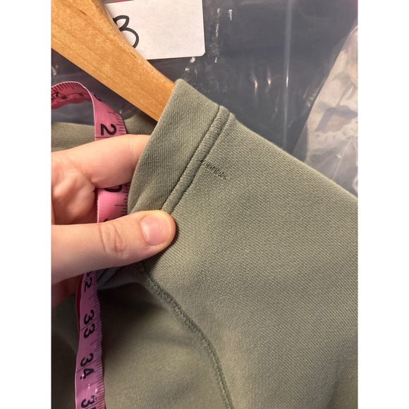 Everlane Men's The Track Crewneck Sweatshirt Olive Green Size Medium - Picture 10 of 11